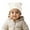 White, variant on YWOAGH Winter Knitted Hat for Kids with Adorable Bear Ears Soft Stretchy Warm Cap for Boys and Girls Black 0-3