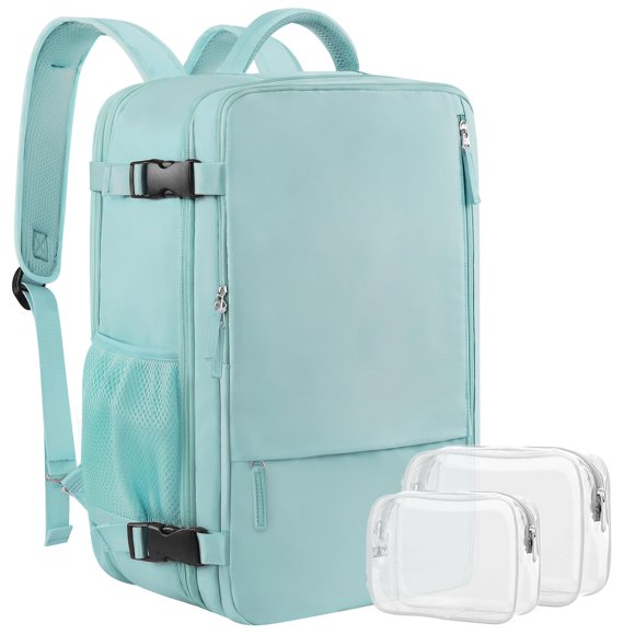 Mochila de viaje Sinaliy Large, 40 L, impermeable para mujer, 17 pulgadas