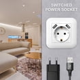 thumbnail image 4 of Dual USB Port 5V 2A Electric Wall Charger Adapter EU Plug Socket Switch Power Dock Station Charging Outlet Panel, 4 of 11