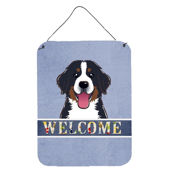 Carolines Treasures BB1423DS1216 Bernese Mountain Dog Welcome Wall and Door Hanging Prints