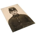 thumbnail image 3 of Print: Young Civil War Soldier, Union Uniform, Forage Cap, c. 1861-1865, 3 of 4