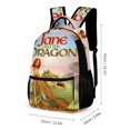 thumbnail image 2 of Jane y el Dragón Mochila Escolar para Niños y Niñas, Mochila Infantil de Alta Calidad Ligera, Grande y Duradera 43x15x32cm, 2 of 6