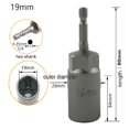 thumbnail image 2 of 1Pcs 80Mm Length 1/4" Hex Drivesocket Impact Nut Bolt Drill Bits, 2 of 4