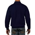 thumbnail image 2 of Gildan Men's and Big Men's 1/4 Zip Cotton Cadet Collar Sweatshirt, up to 2XL, 2 of 2