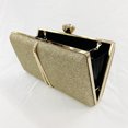 thumbnail image 4 of Bolso de embrague de PU Bolso cruzado duradero con lentejuelas para asistir a banquetes (dorado), 4 of 9