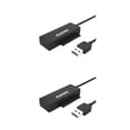 thumbnail image 2 of Inteprter Cable adaptador Maiwo USB a SATA HDD para oficina en casa, convertidor de disco duro de 2,5 pulgadas de velocidad rápida, carcasa de plástico Negro 2piezas, 2 of 6