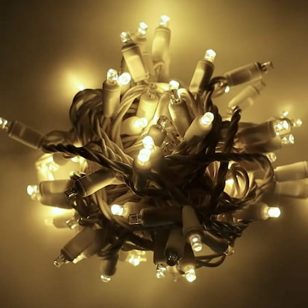 

M5 Purple LED Icicle Lights 70 Bulbs 7.5ft Long White Wire