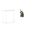 thumbnail image 1 of Mesita de noche de acrílico,Mesa auxiliar de acrílico transparente Mesa auxiliar transparente en capas,Figura de escritorio,Estante de estatua de pavo real para escritorio,decoración del, 1 of 8