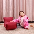 thumbnail image 3 of 1 Sofá Cubierta de Sillón de Asiento para Niños Regalos de Cumpleaños Vino rojo, 3 of 5