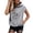 Grey, variant on Womens Athletic Tops Running Shirts Women Raglan Top Short Sleeve Shirt Medium T Shirt Tech Pack Long Sleeve Rayon Tops for Women Casual Shirts Summer Long Turtleneck Gray XL