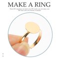 thumbnail image 4 of AURARMLET 100Pcs Diy Ring Findings Golden Alloy for Making and DIY Projects, 4 of 5
