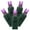 Purple, variant on Vickerman 200 Purple Wide Angle LED Light on Green Wire, 100' Christmas Single Mold Light Strand