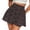 CL291 Black, variant on Yuncity Women Skirts Floral Print High Waist Elastic Mid A-Line Pleated Summer Loose Commute Outdoor Daily Wear Women's Skirts Size L Black