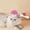 Pink, variant on Hovilon Self-Cleaning Pet Grooming Brush - Gentle Silicone Cat & Dog Brush for Wet & Dry Use, One-Click Hair Remover for Deshedding & Massage, Ergonomic Dog Bathing Brush for Shedding Control