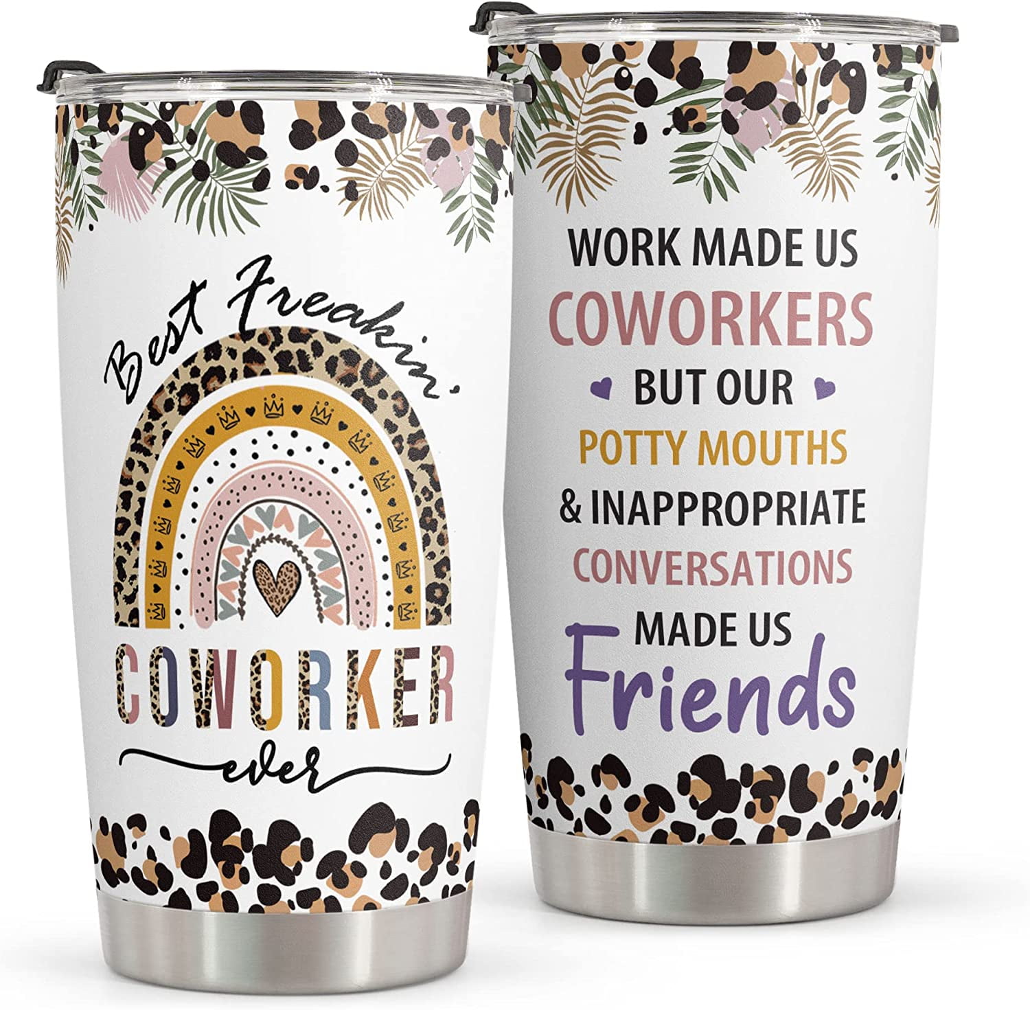 Coworkers Gift - Stainless Steel Tumbler 20oz - Coworkers Gifts for Women - Funny  Christmas Gifts For Coworkers Women Colleagues Friends - Farewell Going  Away Goodbye Gifts for Coworker 