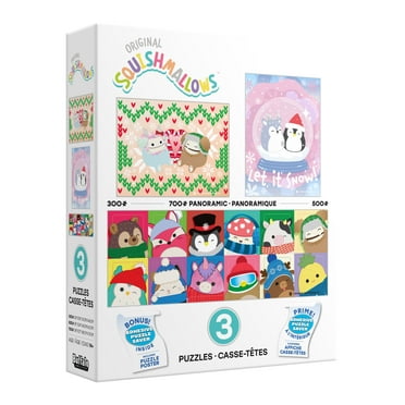 Buffalo 3 In 1 Squishmallow Winter Multipack Jigsaw Puzzle