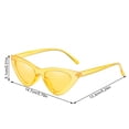 thumbnail image 2 of Women Narrow Sunglasses Fashion UV400 Multi Color Goggles Plastic Frame Eye Protection Glasses, 2 of 7