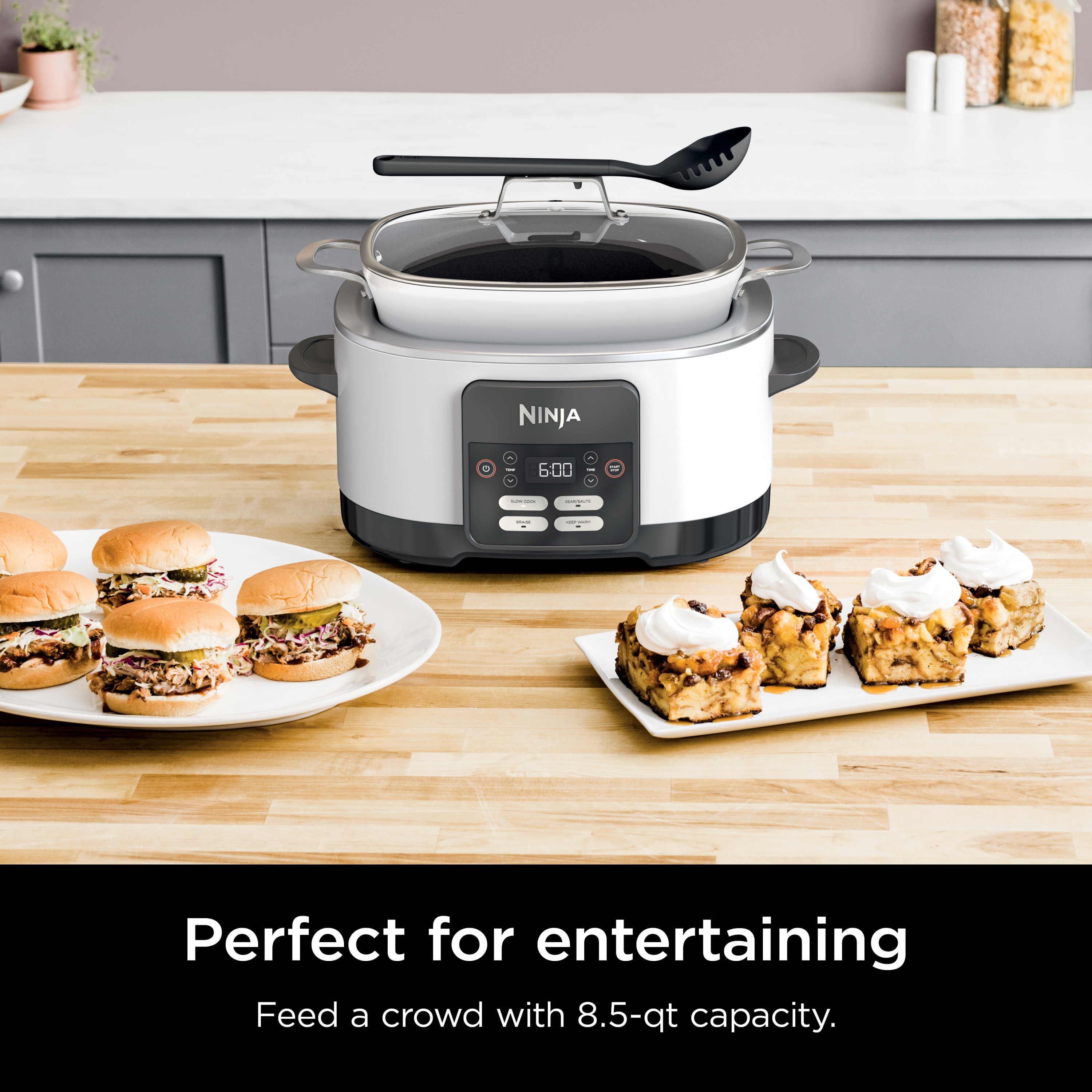 Ninja Foodi Possible Cooker, MC1000WMWH, Slow Cooker, White - Walmart.com