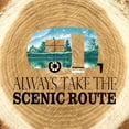 thumbnail image 2 of Allen, Kimberly 26x26 White Modern Wood Framed Museum Art Print Titled - Scenic Route, 2 of 4