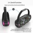 thumbnail image 3 of HOPESTAR H24 Pro TWS Portable Outdoor Waterproof Woven Textured Bluetooth Speaker with Rhythm Light, 3 of 4
