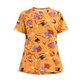 thumbnail image 3 of Hocus Pocus Women's Graphic Scrub Top, Sizes S-3XL, 3 of 5