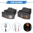 thumbnail image 4 of Unique Bargains 5 Pin Car Interior UTV Rear Lights Switch LED Light Bar Switch Kit 20A/12V 10A/24V Universal Orange, 4 of 6