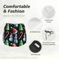 thumbnail image 4 of Xecao Disco Mirror Ball Snowman for Double-layer Running Short for Women, Perfect for Gym, Tennis, and More, Featuring a Convenient Pocket-Medium, 4 of 7