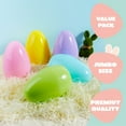 thumbnail image 5 of JOYFY 6 Pieces Giant Easter Eggs, 10 Inch Large Plastic Eggs Stuffable, Giant Easter Eggs for Easter Egg Hunting Supplies, 5 of 8