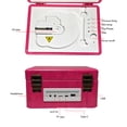 thumbnail image 3 of Player,Audio Turntables Sound Player Audio Turntables Remote With 2 Turntables Sound Quality Bt Player Audio Quality Usb Drive Buzhi Player Bt 2 Built-in Player Bt Player With 2 Built-in, 3 of 7
