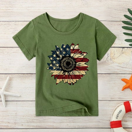 

Dadaria Christmas Pajamas for Family 2022 Independence Day Mommy And Me Clothes Short Sleeve T-shirt Mother Daughter Family Top Pink Red Wine Green Kids 80