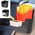 thumbnail image 2 of Soumake Support de Frites pour Évent de Voiture avec Boîte à Épices Étui de Rangement Universel pour Accessoires Auto, 2 of 8