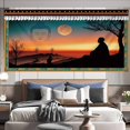 thumbnail image 2 of Tapiz de pared con diseño de budismo tibetano, microtela, 150 x 130 cm, 2 of 2