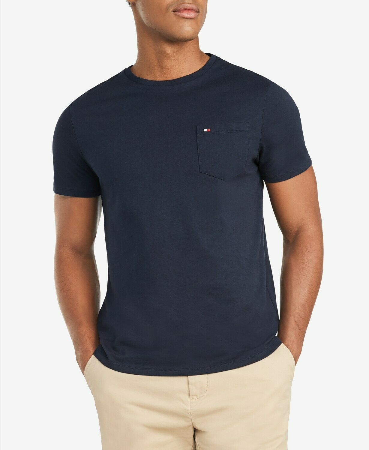 tommy crew neck t shirt