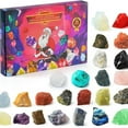 2024 Christmas Advent Calendar 24 Natural Crystal Agate Fossils Day