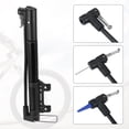 thumbnail image 3 of Motoforti Motorforti Bike Pump Portable Bicycles Floor Pump Kit 31x4.5x4cm Aluminum Alloy Black, 3 of 7