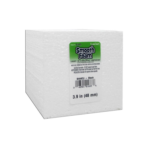 Floracraft Smooth Foam Block 4x4x4 Walmart Com Walmart Com