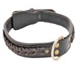 thumbnail image 4 of Genuine Leather Dog Collar for Medium and Large Breeds sz XL: Neck 19" - 23", 4 of 4