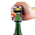 thumbnail image 4 of Abridor de botellas de cerveza premium; Abrebotellas automáticos de acero inoxidable; Sin daños Tapa de botella de apertura rápida; Pequeños abridores de tapas de botellas portátiles para bares, 4 of 6