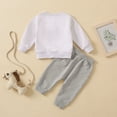 thumbnail image 5 of Boys Outfits Size 6 Winter Toddler Baby Boy Fall Winter Outfit Excavator Embroidered Long Sleeve Sweatshirt Elastic Jogger Pant 2 Pcs Clothes, 5 of 9