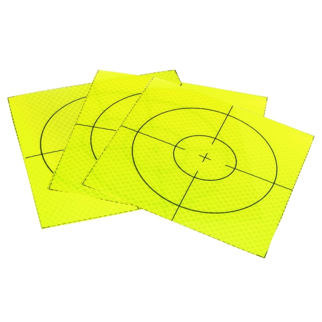 Uxcell 3 Pcs Feuille Réfléchissante pour Enquête 150x150mm Cible Auto-Adhésive Verte