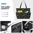 thumbnail image 3 of Sigee Space Rockets Print Extra Large Waterproof Beach Travel Bag with Zipper - Durable and Versatile for Vacation, Gym, and Daily Use, 3 of 7