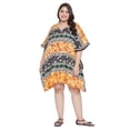 thumbnail image 1 of Oussum Robe Tunique pour Femmes, Manches Courtes 3/4, Caftan pour Dames, Robes Décontractées, 1 of 7