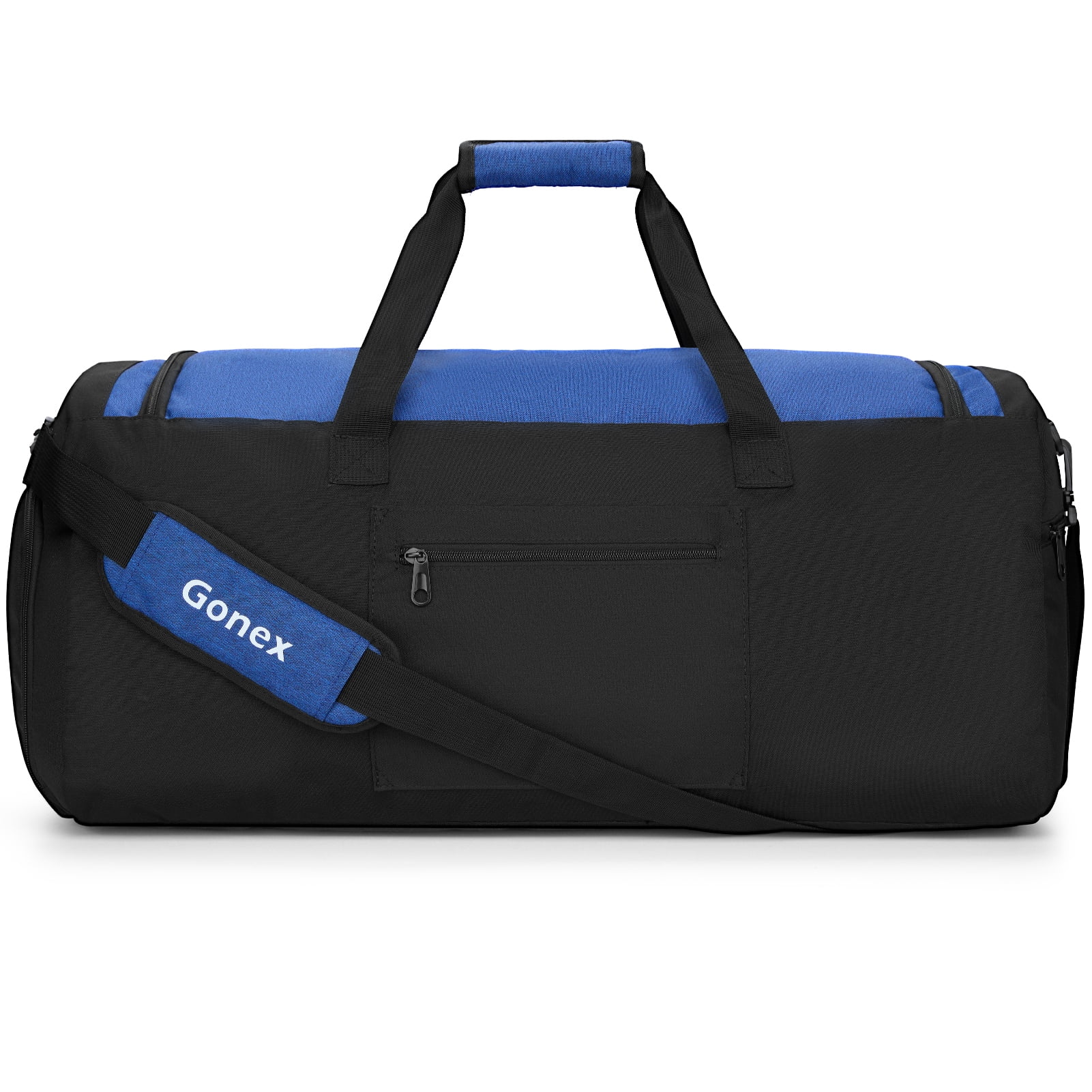 Gonex 60L Gym Duffel Bag, Sports Duffle with Shoe Compartment & Wet Pocket, Water-Resistant Travel Bag for Fitness, Camping, Weekend Trips