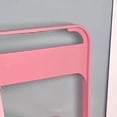 thumbnail image 2 of Portable Beer Bottle Rack Pure Color Foldable Beverage Storage Rack Picnic Beer Handle Basket Pink, 2 of 5