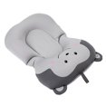 thumbnail image 3 of Coussin de siège souple pour nouveau-né, bébé, enfant en bas âge, baignoire, coussin d'air flottant, tapis gris, 3 of 4