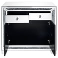 thumbnail image 5 of ACME Noralie Console Table, Mirrored & Faux Diamonds, 5 of 7