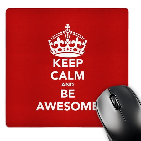 3dRose  Keep calm and be awesome. Red.  MousePad price history on PriceWatchPro