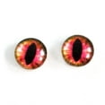 thumbnail image 4 of Pink and Brown Cat or Dragon Glass Eyes, 4 of 9