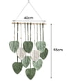 thumbnail image 4 of Wall Hanging Boho Decor, Handmade Yarn Woven Art Leaf Tapestry for Nursery Bedroom Living Room, 4 of 4