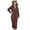 A01-Brown, variant on Godom Girls Fleece Zip Up Jumpsuits Kids Hooded Rompers Costume Fuzzy Cute Animal Onesie Winter Warm Zipper Playsuit Jumper,Brown